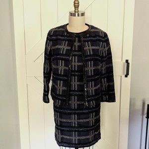 AKRIS Punto Designer 2 piece Business Suit Dress Size 12